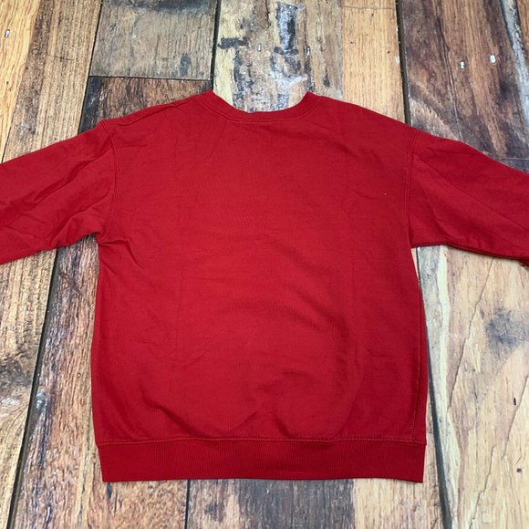 Disney Mickey Mouse Peek-a_Boo Red Crewneck Large - Picture 2 of 4